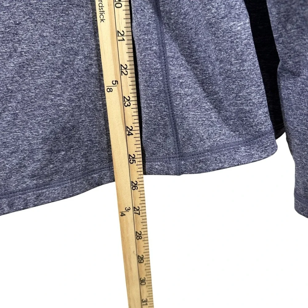 Nike Reebok Womens Quarter Zip Pullover Bundle Space Dye Purple Grey Small 2pc‎
